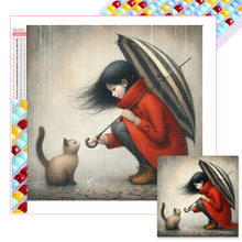 Load image into Gallery viewer, Diamond Painting - Full Square - Little girl (40*40CM)
