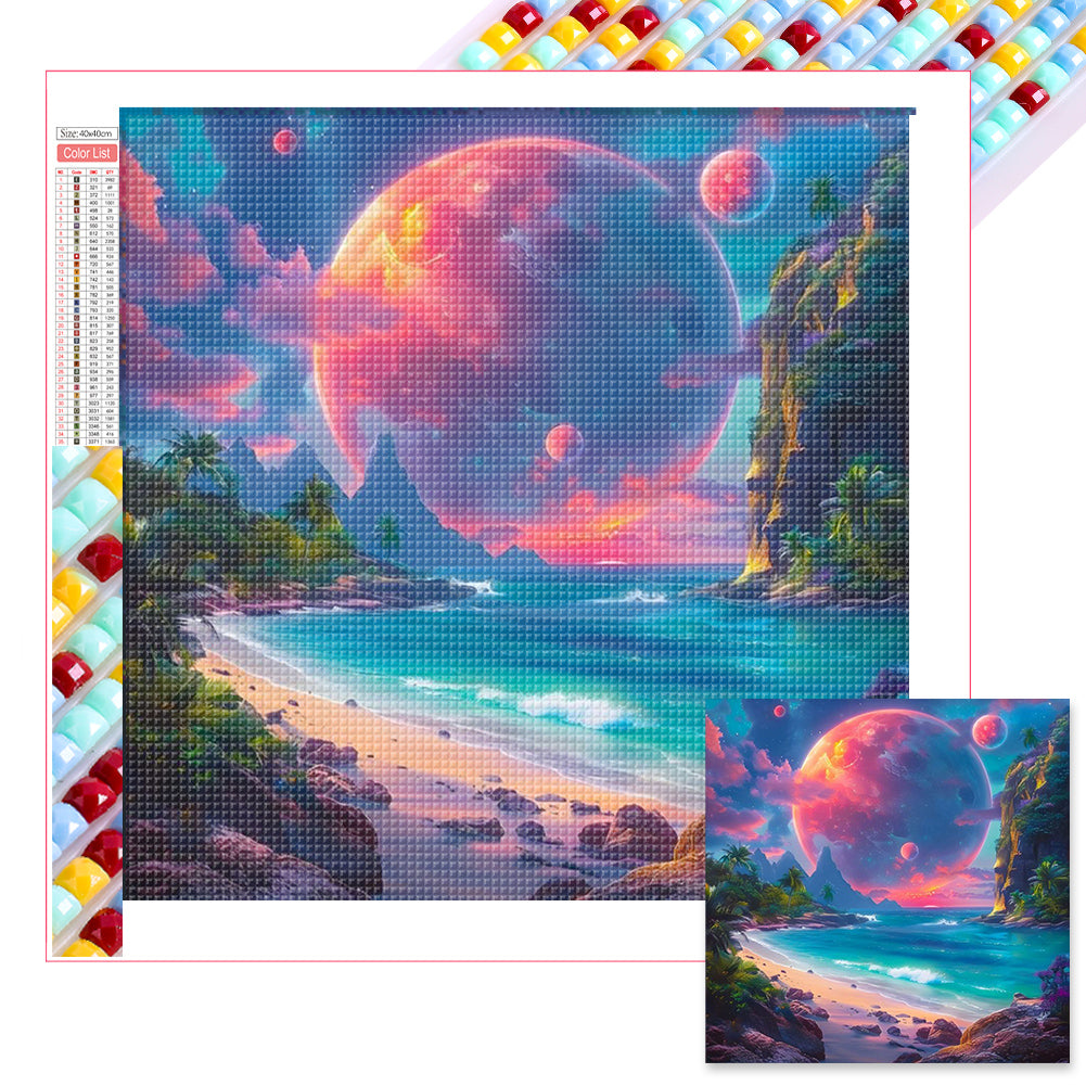 Diamond Painting - Full Square - Sun (40*40CM)