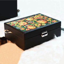 Load image into Gallery viewer, PU Partial Special Shaped Mandala Diamond Art Bracelet Organizer for Women Girls

