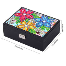 Load image into Gallery viewer, PU Partial Special Shaped Mandala Diamond Art Bracelet Organizer for Women Girls
