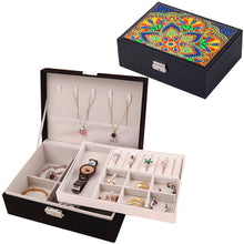 Load image into Gallery viewer, PU Partial Special Shaped Mandala Diamond Art Bracelet Organizer for Women Girls
