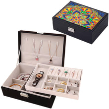 Load image into Gallery viewer, PU Partial Special Shaped Mandala Diamond Art Bracelet Organizer for Women Girls
