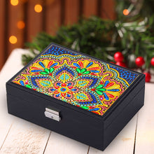 Load image into Gallery viewer, PU Partial Special Shaped Mandala Diamond Art Bracelet Organizer for Women Girls
