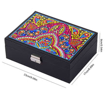 Load image into Gallery viewer, PU Partial Special Shaped Mandala Diamond Art Bracelet Organizer for Women Girls
