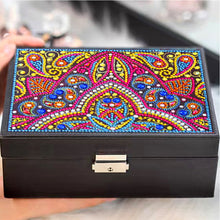 Load image into Gallery viewer, PU Partial Special Shaped Mandala Diamond Art Bracelet Organizer for Women Girls
