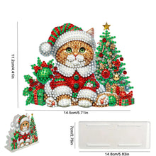 Load image into Gallery viewer, Acrylic Double Sided Christmas 5D DIY Diamond Art Paper Towel Storage Rack Decor
