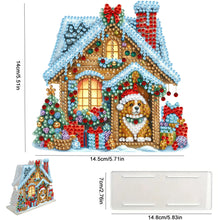Load image into Gallery viewer, Acrylic Double Sided Christmas 5D DIY Diamond Art Paper Towel Storage Rack Decor
