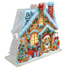 Load image into Gallery viewer, Acrylic Double Sided Christmas 5D DIY Diamond Art Paper Towel Storage Rack Decor
