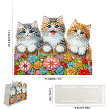 Load image into Gallery viewer, Acrylic Double Sided Christmas 5D DIY Diamond Art Paper Towel Storage Rack Decor
