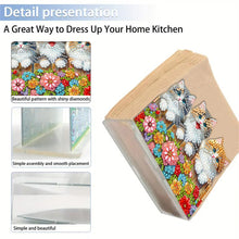 Load image into Gallery viewer, Acrylic Double Sided Christmas 5D DIY Diamond Art Paper Towel Storage Rack Decor
