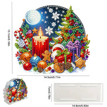 Load image into Gallery viewer, Acrylic Double Sided Christmas 5D DIY Diamond Art Paper Towel Storage Rack Decor
