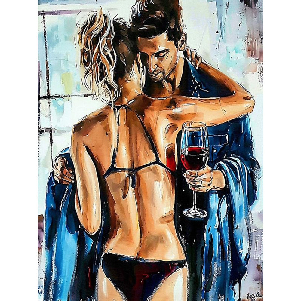 Diamond Painting - Full Round - Hot couple (30*40CM)