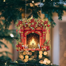 Load image into Gallery viewer, Acrylic Christmas Rhinestone Diamond Art Window Pendants for Garden Window Decor

