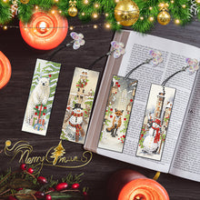 Load image into Gallery viewer, 4Pcs Special Shaped Colorful Pattern Diamond Painting Bookmark for Reading Lover

