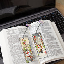 Load image into Gallery viewer, 4Pcs Special Shaped Colorful Pattern Diamond Painting Bookmark for Reading Lover
