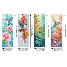 Load image into Gallery viewer, 4Pcs Special Shaped Colorful Pattern Diamond Painting Bookmark for Reading Lover
