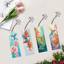 Load image into Gallery viewer, 4Pcs Special Shaped Colorful Pattern Diamond Painting Bookmark for Reading Lover
