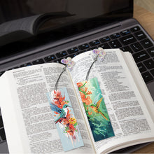 Load image into Gallery viewer, 4Pcs Special Shaped Colorful Pattern Diamond Painting Bookmark for Reading Lover
