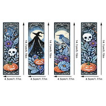 Load image into Gallery viewer, 4Pcs Special Shaped Colorful Pattern Diamond Painting Bookmark for Reading Lover
