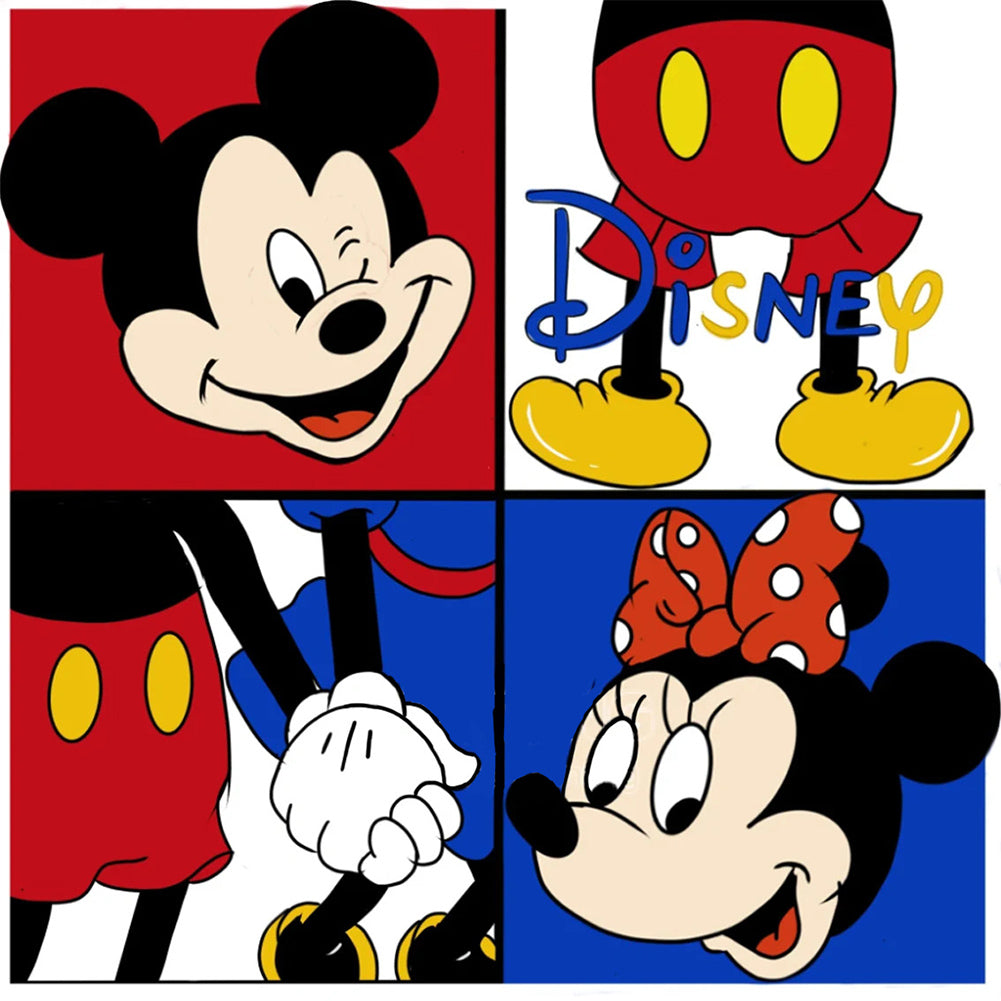 Diamond Painting - Full Round - Mickey Mouse (30*30CM)