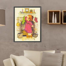 Load image into Gallery viewer, Diamond Painting - Full Round - Cartoon little girl (30*40CM)
