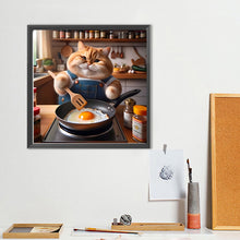 Load image into Gallery viewer, Diamond Painting - Full Round - Funny cat (40*40CM)
