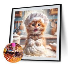 Load image into Gallery viewer, Diamond Painting - Full Round - Funny cat (40*40CM)

