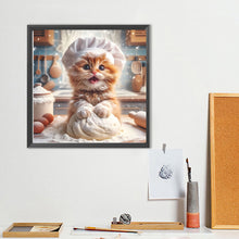 Load image into Gallery viewer, Diamond Painting - Full Round - Funny cat (40*40CM)
