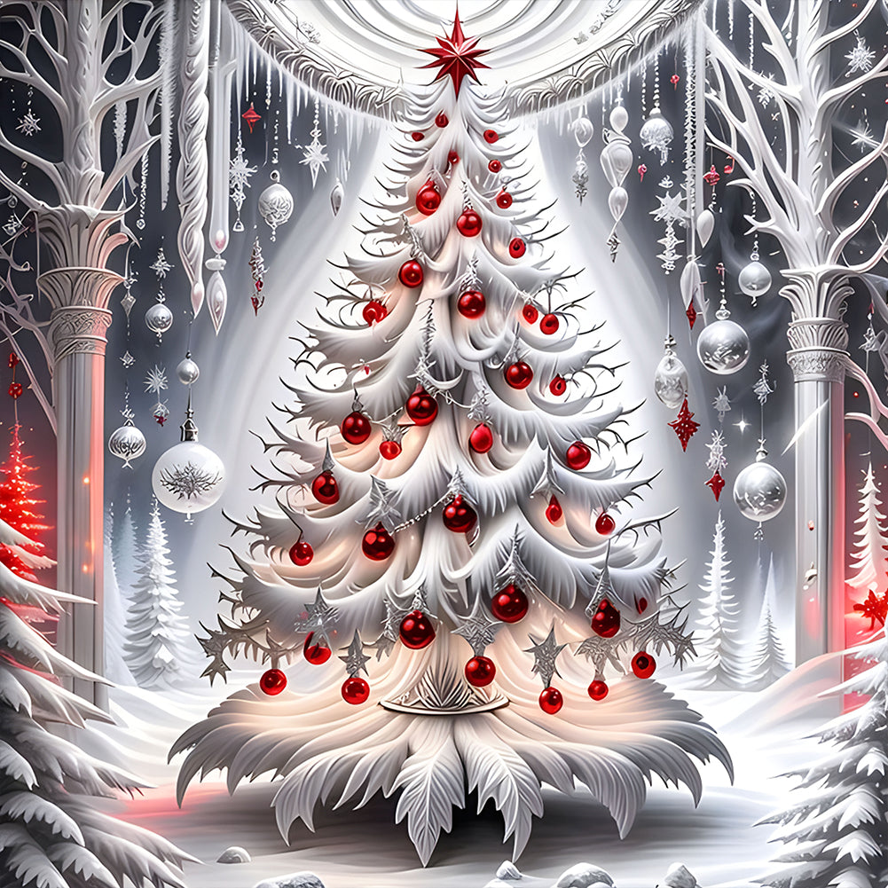 Diamond Painting - Full Round - Christmas tree (40*40CM)