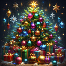 Load image into Gallery viewer, Diamond Painting - Full Round - Christmas tree (40*40CM)
