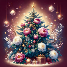 Load image into Gallery viewer, Diamond Painting - Full Round - Christmas tree (40*40CM)
