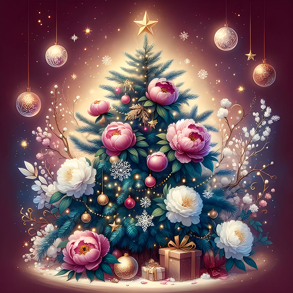 Diamond Painting - Full Round - Christmas tree (40*40CM)