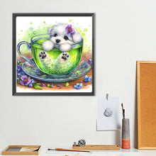 Load image into Gallery viewer, Diamond Painting - Full Round - Juice cup puppy (40*40CM)
