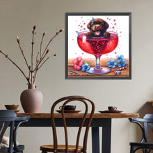 Load image into Gallery viewer, Diamond Painting - Full Round - Juice cup puppy (40*40CM)
