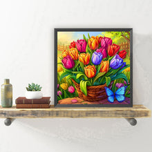 Load image into Gallery viewer, Diamond Painting - Full Round - Tulip bouquet (30*30CM)
