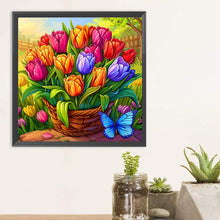 Load image into Gallery viewer, Diamond Painting - Full Round - Tulip bouquet (30*30CM)

