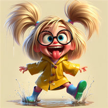 Load image into Gallery viewer, Diamond Painting - Full Round - Funny girl (40*40CM)
