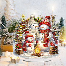 Load image into Gallery viewer, Acrylic Christmas Cardinal Diamond Painting Desktop Decors for Home Office Decor

