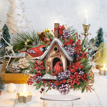 Load image into Gallery viewer, Acrylic Christmas Cardinal Diamond Painting Desktop Decors for Home Office Decor
