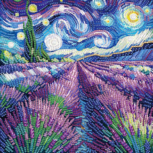 Load image into Gallery viewer, Diamond Painting - Partial Special Shaped - Lavender starry sky (30*30CM)
