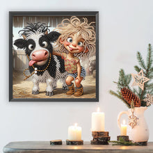 Load image into Gallery viewer, Diamond Painting - Partial Special Shaped - Cute children (30*30CM)
