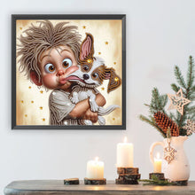 Load image into Gallery viewer, Diamond Painting - Partial Special Shaped - Cute children (30*30CM)
