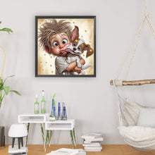 Load image into Gallery viewer, Diamond Painting - Partial Special Shaped - Cute children (30*30CM)
