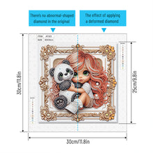 Load image into Gallery viewer, Diamond Painting - Partial Special Shaped - Cute children (30*30CM)
