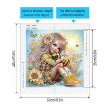 Load image into Gallery viewer, Diamond Painting - Partial Special Shaped - Cute children (30*30CM)
