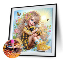 Load image into Gallery viewer, Diamond Painting - Partial Special Shaped - Cute children (30*30CM)
