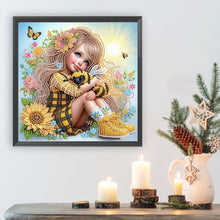 Load image into Gallery viewer, Diamond Painting - Partial Special Shaped - Cute children (30*30CM)
