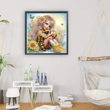 Load image into Gallery viewer, Diamond Painting - Partial Special Shaped - Cute children (30*30CM)

