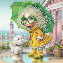 Load image into Gallery viewer, Diamond Painting - Partial Special Shaped - Cute children (30*30CM)
