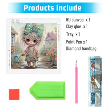 Load image into Gallery viewer, Diamond Painting - Partial Special Shaped - Cute children (30*30CM)
